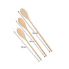 REGENT KITCHEN SPOONS PINE WOOD 3PK SET, 250MM l 305MM l 350MM
