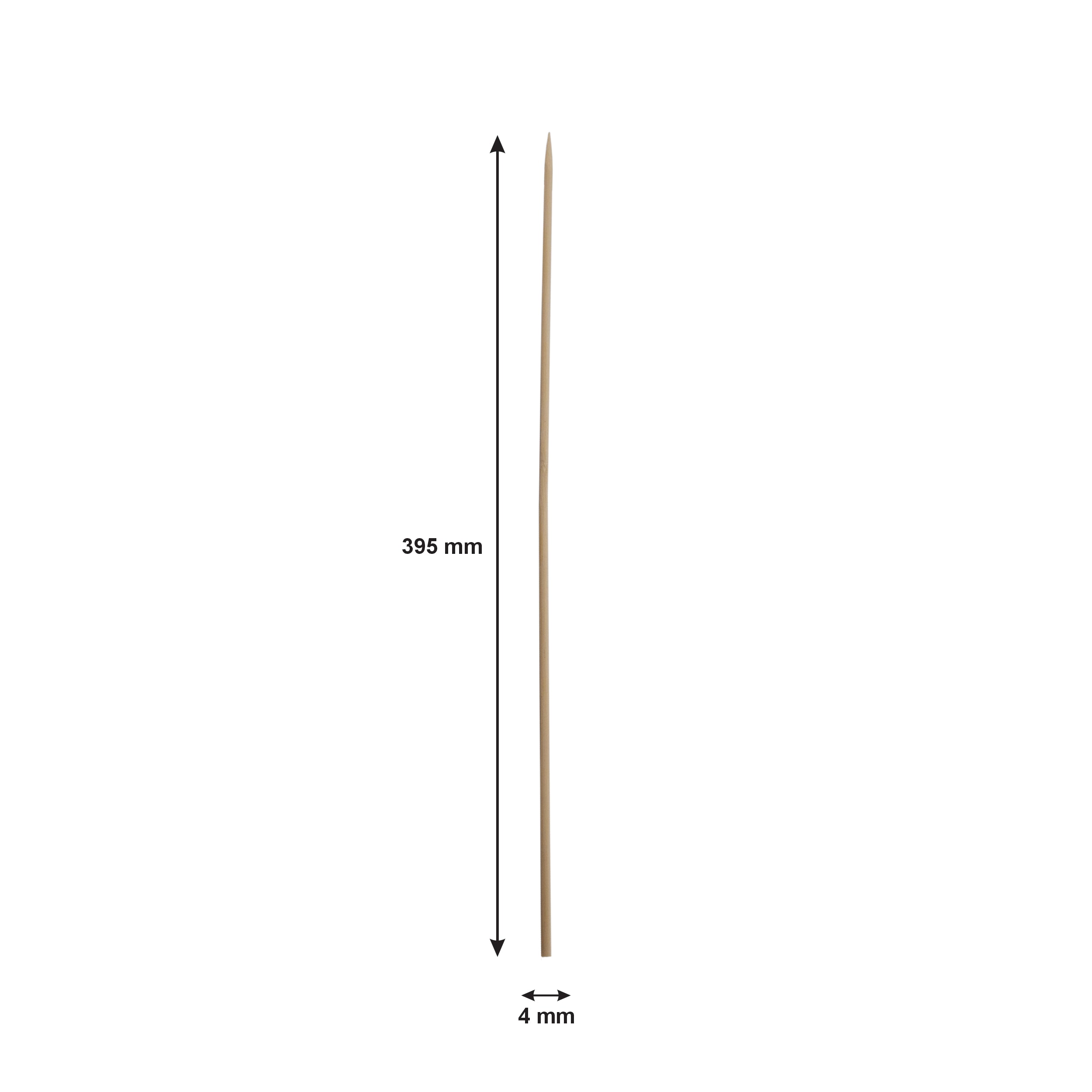 REGENT BAMBOO MARSHMALLOW SKEWERS 50PK, 395MM