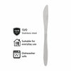 REGENT CUTLERY AUSTWIND (ELOFF) TABLE KNIFE ST STEEL, 12PK