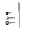 REGENT CUTLERY AUSTWIND (ELOFF) TABLE KNIFE ST STEEL, 12PK