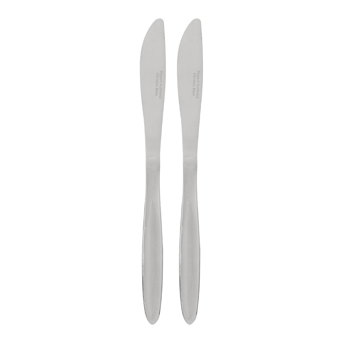REGENT CUTLERY AUSTWIND (ELOFF) TABLE KNIFE ST STEEL, 2PK