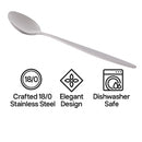 REGENT CUTLERY AUSTWIND (ELOFF) DESSERT SPOON ST STEEL, 4PK