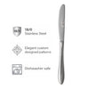 ST. JAMES CUTLERY KENSINGTON DESSERT KNIFE 12PK