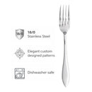 ST. JAMES CUTLERY KENSINGTON DESSERT FORK 12PK