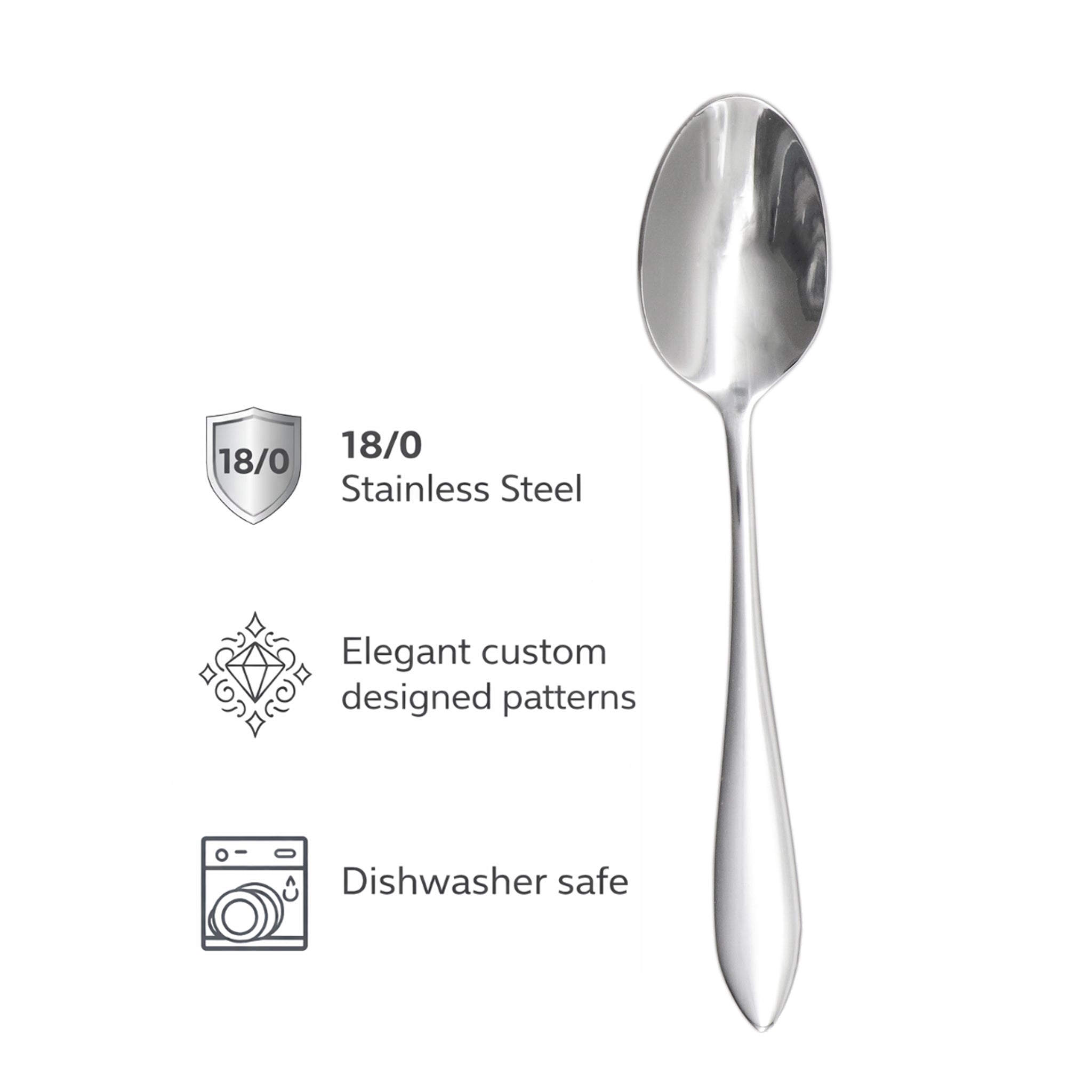 ST. JAMES CUTLERY KENSINGTON DESSERT SPOON 12PK