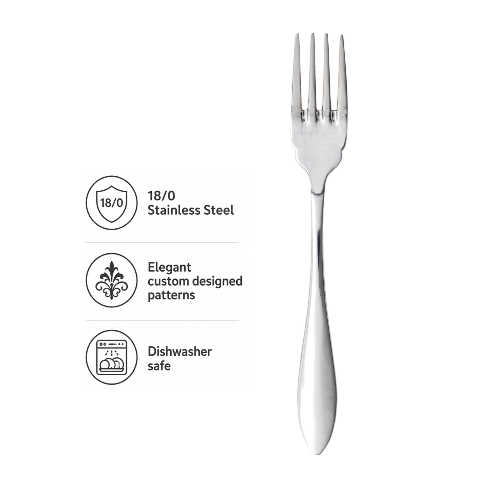 ST. JAMES CUTLERY KENSINGTON FISH FORK 12PK