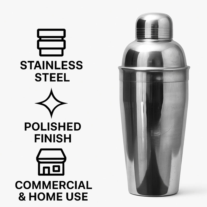 BAR BUTLER COCKTAIL SHAKER ST STEEL, 700ML