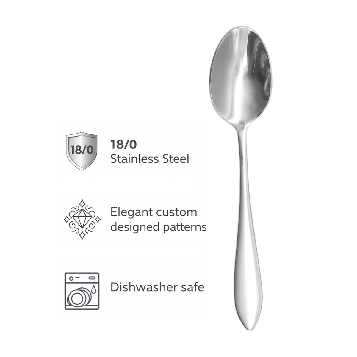 ST. JAMES CUTLERY KENSINGTON TEASPOON 12PK