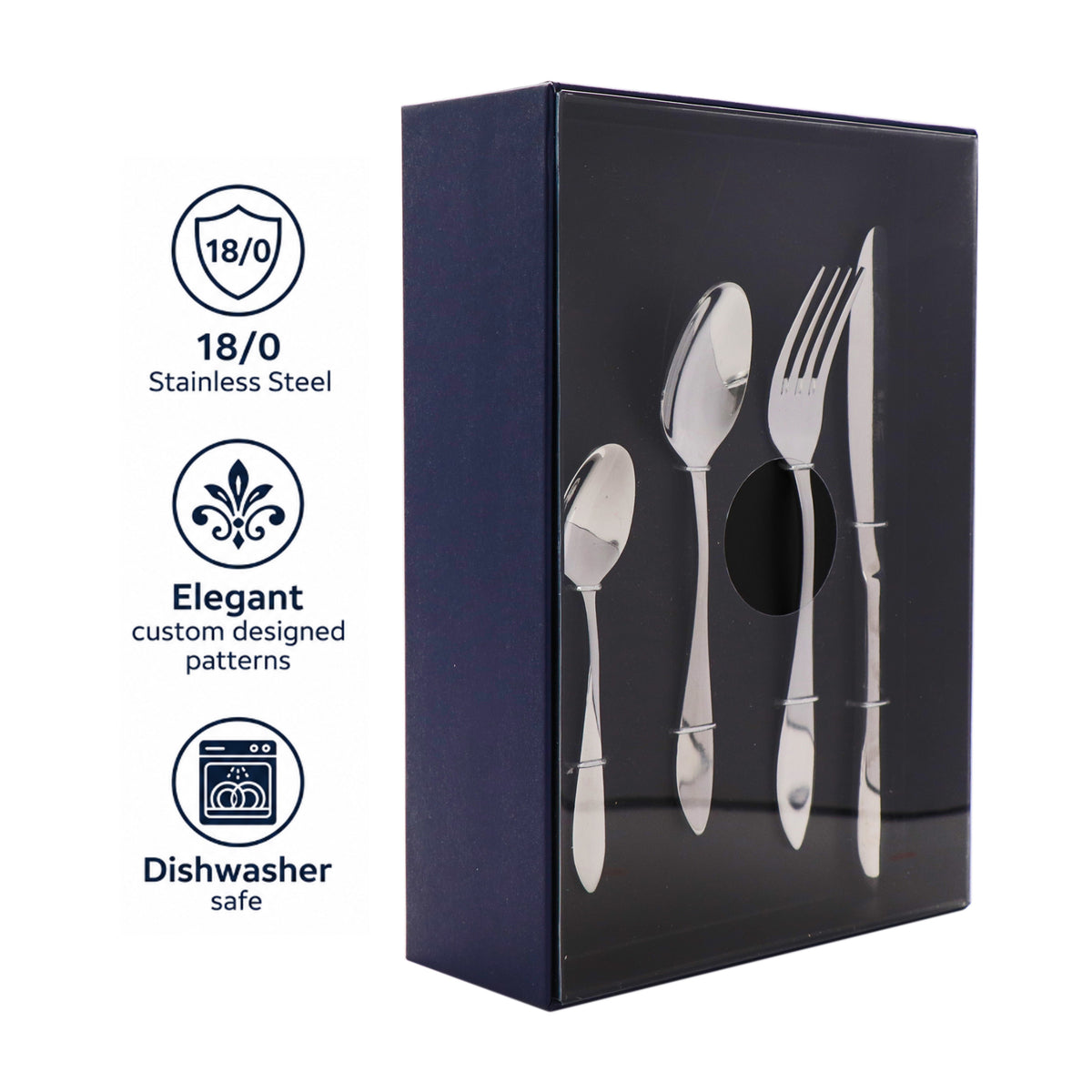 ST. JAMES CUTLERY KENSINGTON GIFT BOX 16 PIECE SET