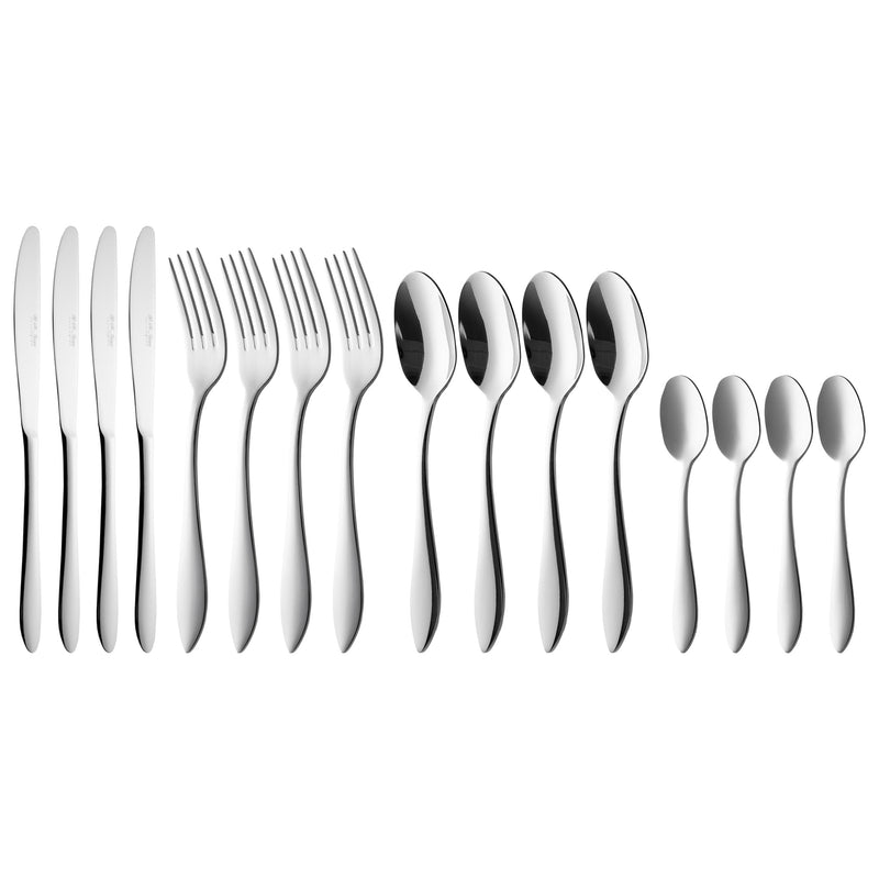 ST. JAMES CUTLERY KENSINGTON 16 PIECE SET IN CARDBOARD GIFT BOX