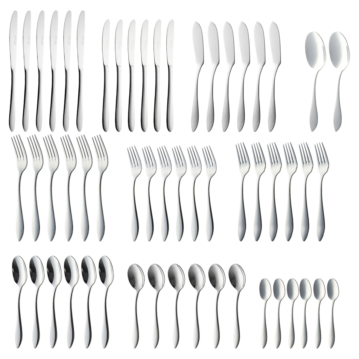 ST. JAMES CUTLERY KENSINGTON GIFT BOX 56 PIECE SET