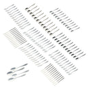 ST. JAMES CUTLERY KENSINGTON 112 PIECE SET IN WOODEN CANTEEN
