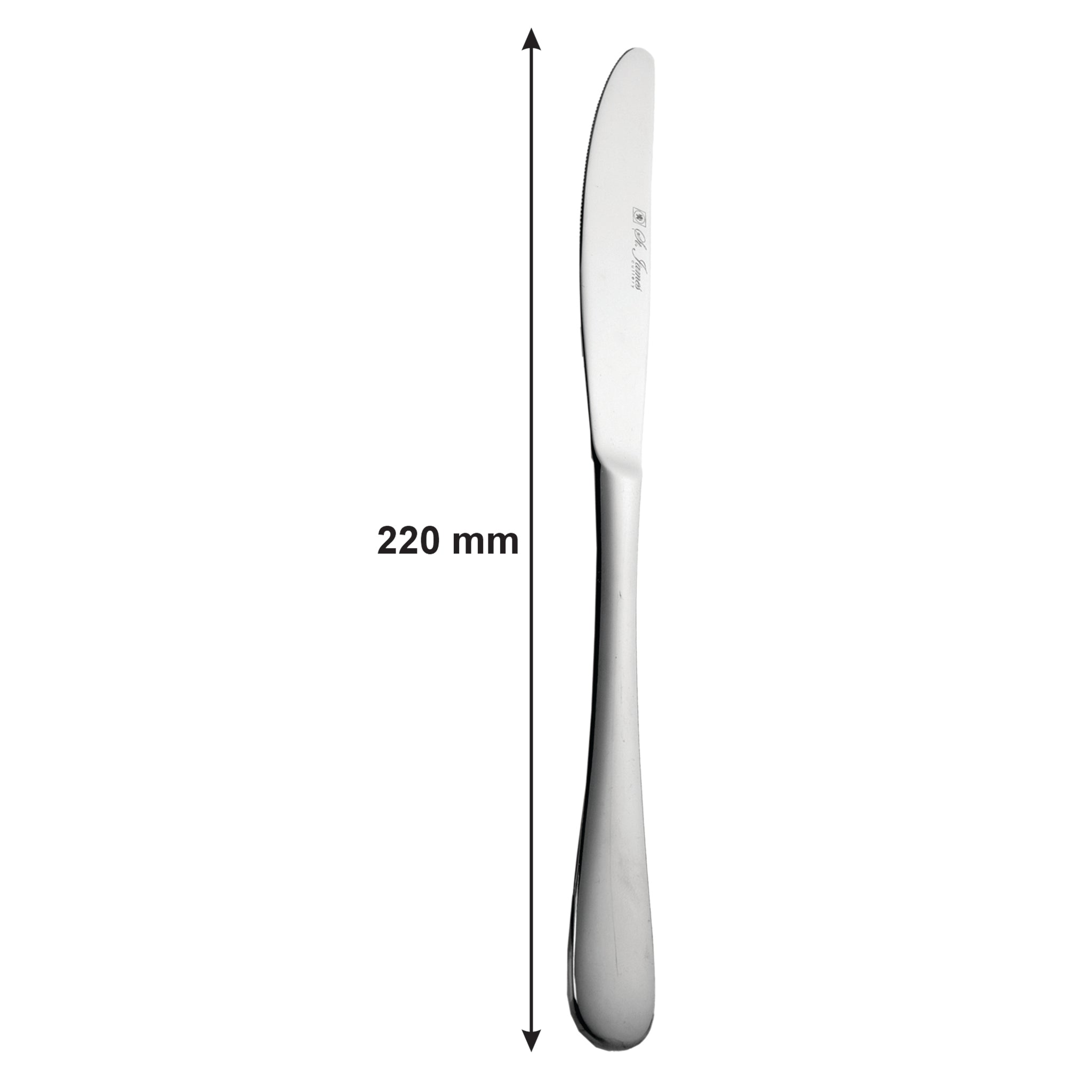 ST. JAMES CUTLERY OXFORD TABLE KNIFE, 12PK