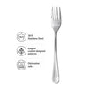 ST. JAMES CUTLERY OXFORD DESSERT FORK, 12PK
