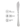 ST. JAMES CUTLERY OXFORD FISH KNIFE, 12PK