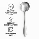 ST. JAMES CUTLERY KENSINGTON SOUP SPOON 4PK HANG CARD