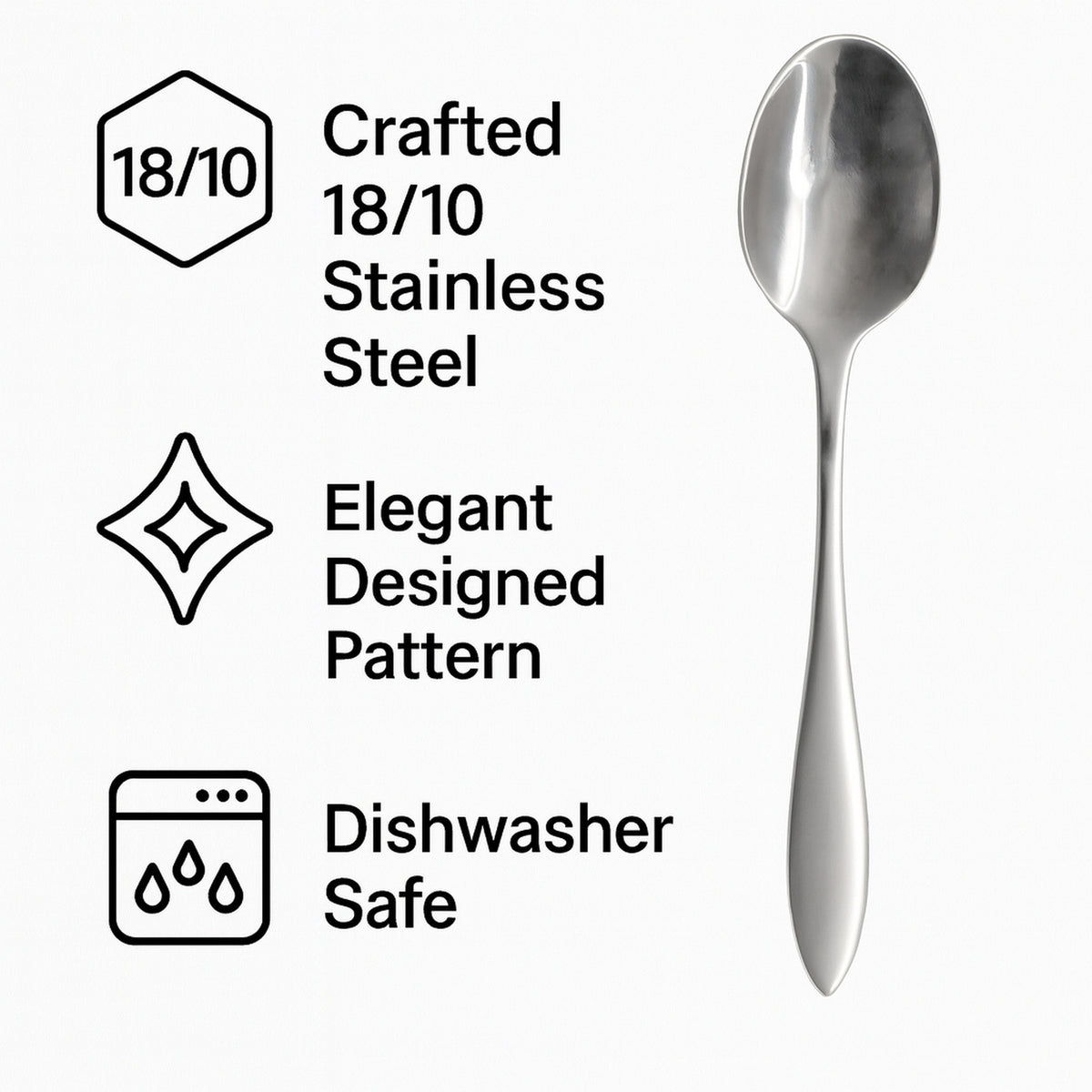 ST. JAMES CUTLERY KENSINGTON TABLE SERVING SPOON 2PK HANG CARD