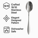 ST. JAMES CUTLERY KENSINGTON TABLE SERVING SPOON 2PK HANG CARD