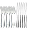 ST. JAMES CUTLERY KENSINGTON 12 PIECE STEAK KNIFE & FORK SET