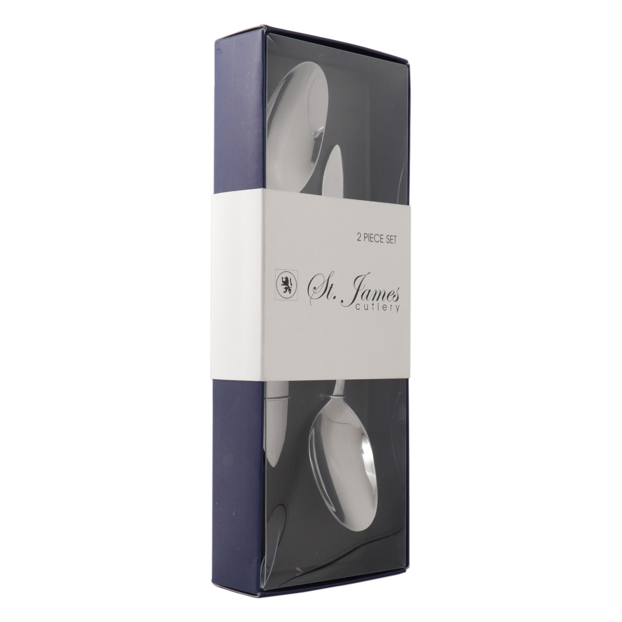ST. JAMES CUTLERY KENSINGTON TABLE SERVING SPOON GIFT BOX 2PK SET