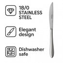 ST. JAMES CUTLERY KENSINGTON STEAK KNIFE 2PK HANG CARD