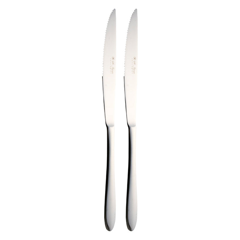 ST. JAMES CUTLERY KENSINGTON STEAK KNIFE 2PC HANG PACK