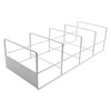 REGENT 4 SLOT BOWL STORAGE RACK POWDER COATED WHITE, 380X150MM