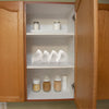 REGENT 4 SLOT BOWL STORAGE RACK POWDER COATED WHITE, 380X150MM