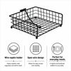 REGENT KITCHEN WIRE NAPKIN HOLDER POWDER COATED BLACK, 188X186MM
