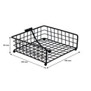 REGENT KITCHEN WIRE NAPKIN HOLDER POWDER COATED BLACK