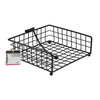 REGENT KITCHEN WIRE NAPKIN HOLDER POWDER COATED BLACK, 188X186MM