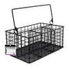REGENT KITCHEN WIRE CUTLERY CADDY WITH HANDLE POWDER COATED BLACK
