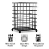 REGENT KITCHEN WIRE UTENSIL HOLDER POWDER COATED BLACK, 110X110MM