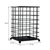 REGENT KITCHEN WIRE UTENSIL HOLDER POWDER COATED BLACK, 110X110MM