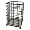 REGENT KITCHEN WIRE UTENSIL HOLDER POWDER COATED BLACK, 110X110MM