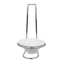 REGENT KITCHEN SPOON REST CHROME STAND WITH CERAMIC BOWL
