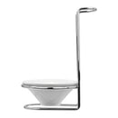 REGENT KITCHEN SPOON REST CHROME STAND WITH CERAMIC BOWL