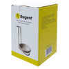 REGENT KITCHEN SPOON REST CHROME STAND WITH CERAMIC BOWL