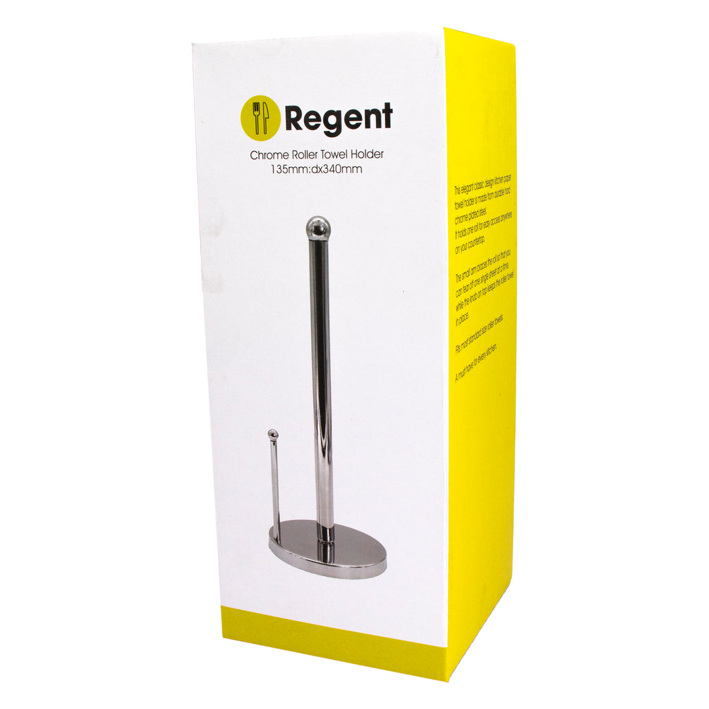 REGENT KITCHEN ROLLER TOWEL HOLDER CHROME PLATED