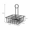 REGENT TABLE CONDIMENT HOLDER POWDER COATED BLACK
