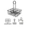 REGENT TABLE CONDIMENT HOLDER POWDER COATED BLACK