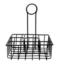 REGENT TABLE CONDIMENT HOLDER POWDER COATED BLACK