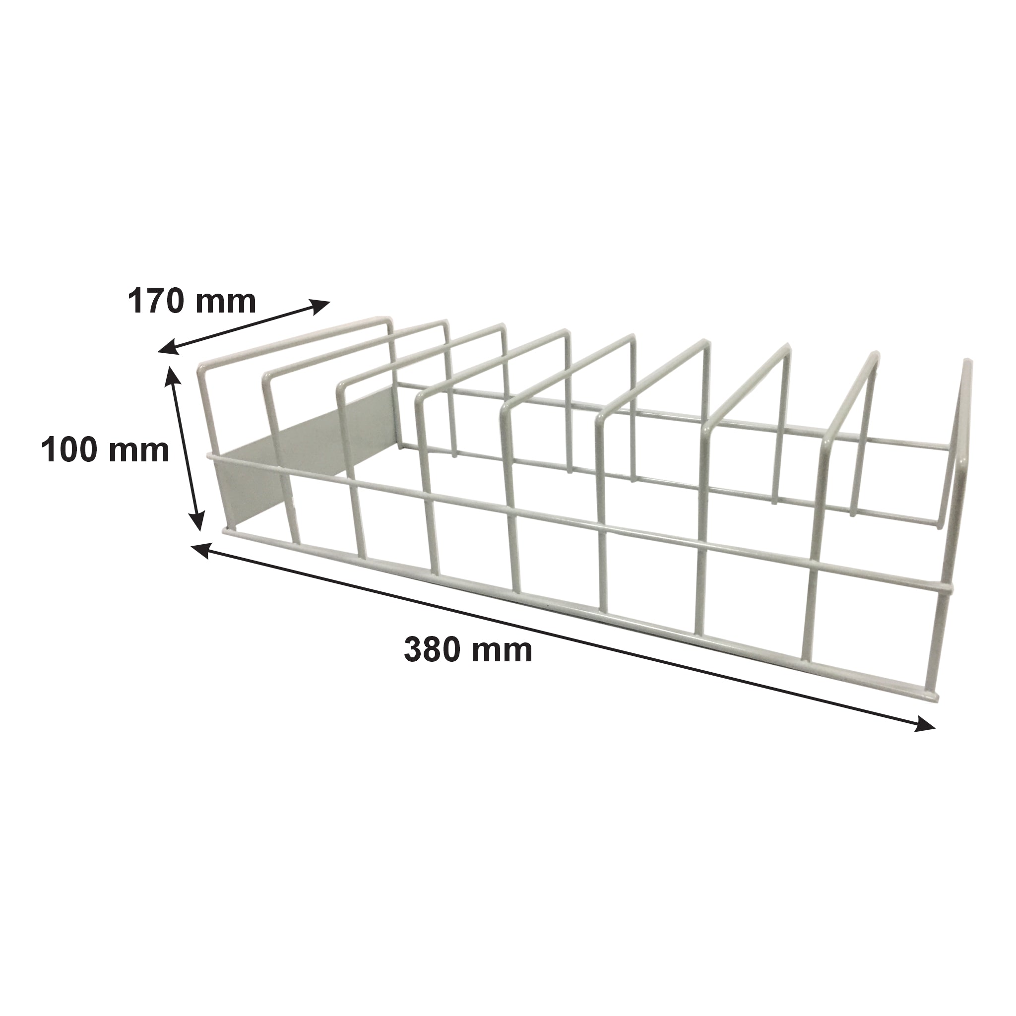REGENT 8 SLOT PLATE/BOWL STORAGE RACK POWDER COATED WHITE, 380X150MM ...