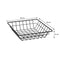 REGENT WIRE SERVING BASKET SQUARE POWDER COATED BLACK, (200X200X50MM)