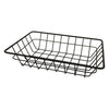 REGENT WIRE SERVING BASKET RECT. POWDER COATED BLACK, 230X160MM
