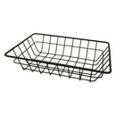 REGENT WIRE SERVING BASKET RECT. POWDER COATED BLACK, (230X160X50MM)