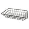 REGENT WIRE SERVING BASKET RECT. POWDER COATED BLACK, (230X160X50MM)
