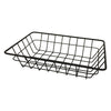 REGENT WIRE SERVING BASKET RECT. POWDER COATED BLACK, (230X160X50MM)