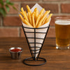 REGENT CHIP SERVER WIRE CONE POWDER COATED BLACK, 140MM DIAX225MM