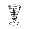 REGENT CHIP SERVER WIRE CONE POWDER COATED BLACK, 140MM DIAX225MM